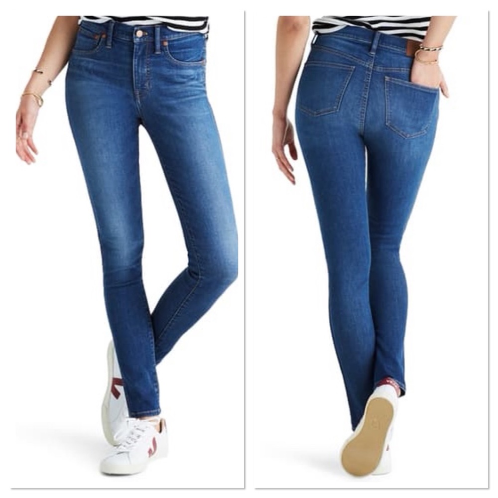 Madewell 9-Inch High Waist Skinny Jeans Patty Wash